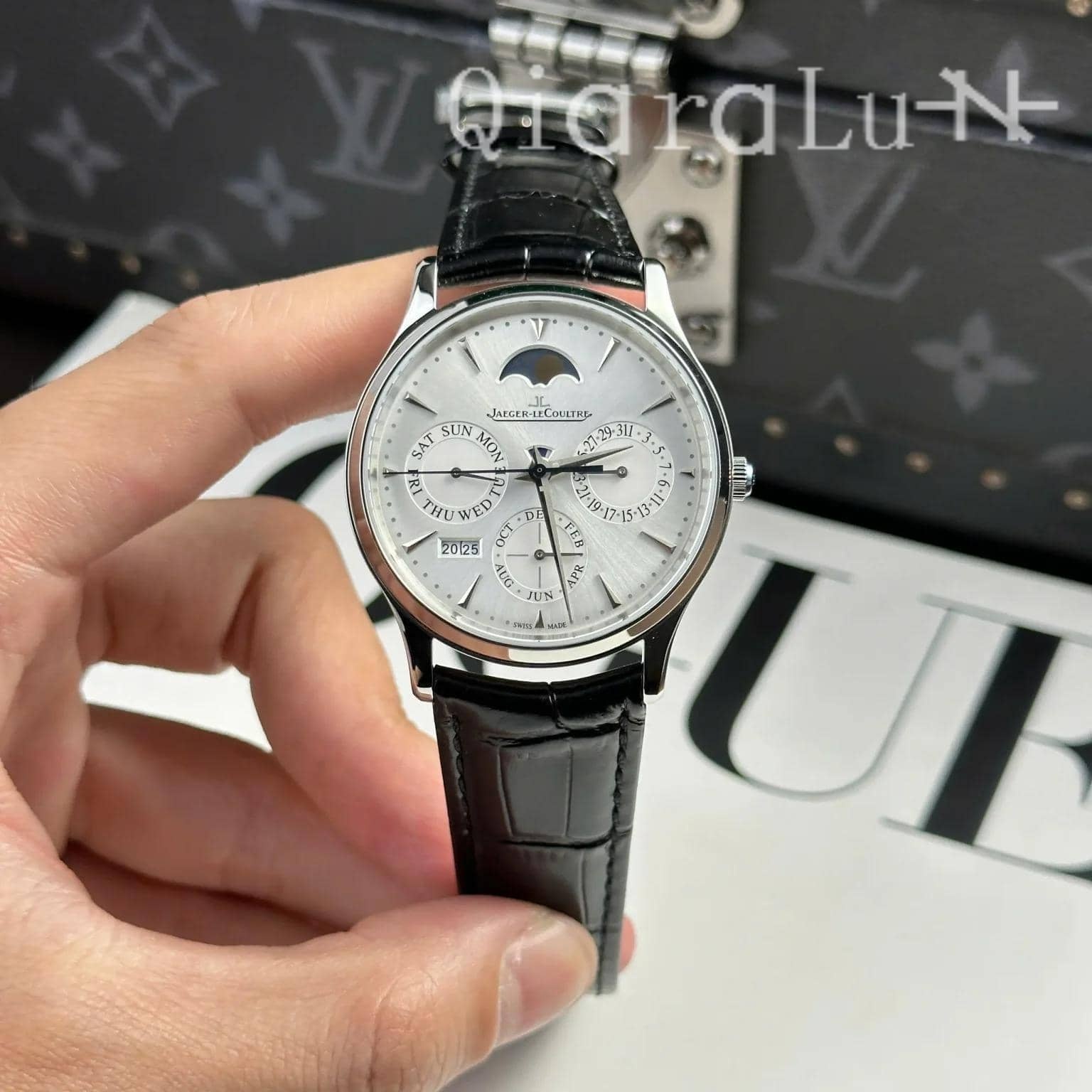Jaeger LeCoultre Master Ultra Thin Perpetual Calendar 130842J Silver Dial Best Replica VR Factory 39mm