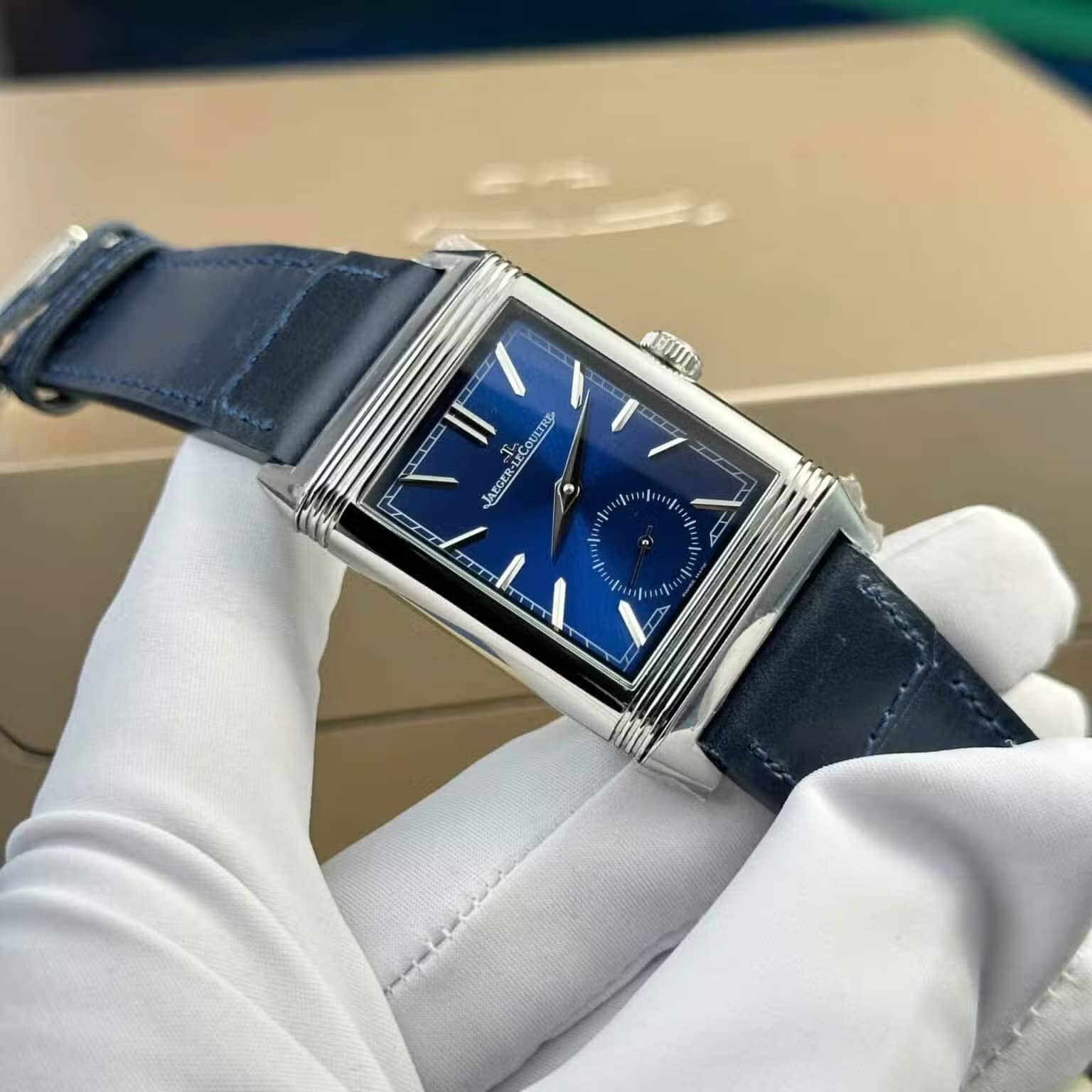 Jaeger LeCoultre Reverso Tribute Duoface Small Seconds Q3988482 Best Replica MGF 47×28.3mm