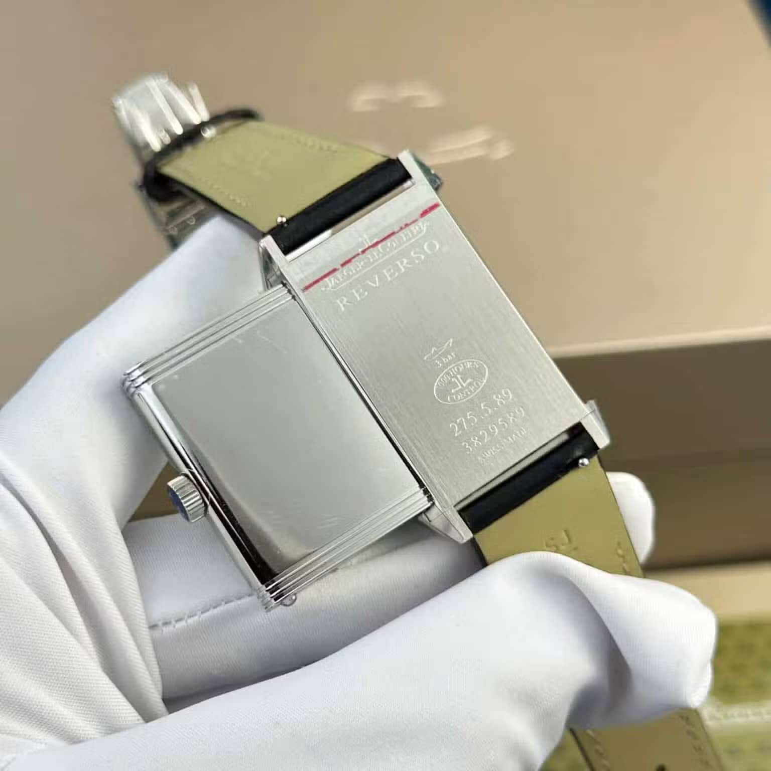 Jaeger LeCoultre Reverso Tribute Monoface Small Seconds Q713842J White Dial Best Replica MGF 45.6×27.4mm