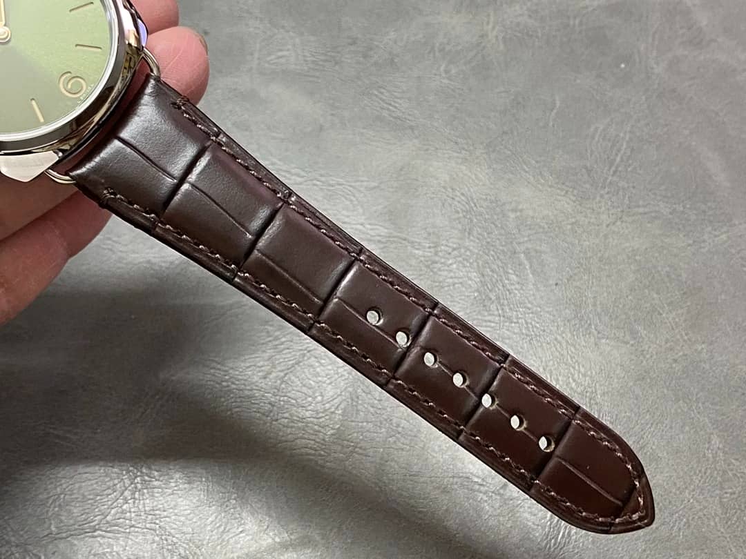 Panerai Radiomir Quaranta PAM1386 Green Dial Leather Strap 11 Best Replica VSF 40mm