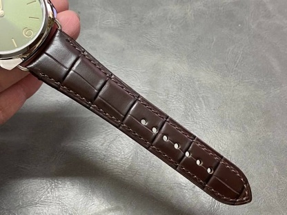 Panerai Radiomir Quaranta PAM1386 Green Dial Leather Strap 11 Best Replica VSF 40mm