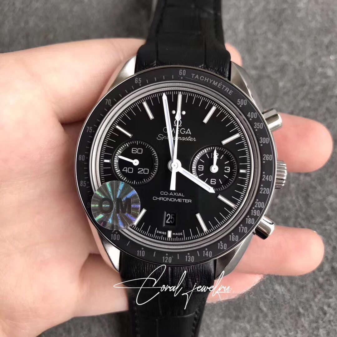 OMEGA SPEEDMASTER 311.33.44.51.01.001 OM FACTORY BLACK STRAP