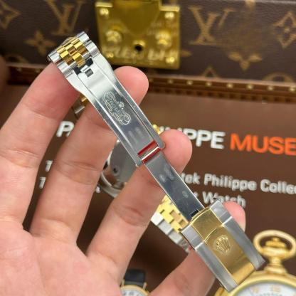 Rolex Datejust 126283RBR Two Tone Yellow Gold Fluted-Motif Diamond Dial Diamond Bezel Jubilee 11 Best Replica VSF 36mm