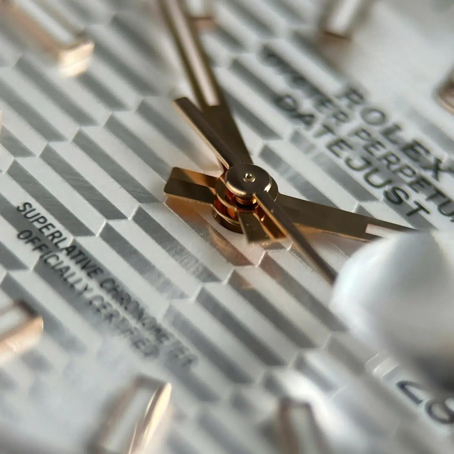 Rolex Datejust 126231 Two Tone Rose Gold Silver Fluted-Motif Luminous Dial Jubilee Bracelet 11 Best Replica 36mm