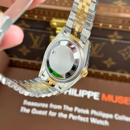 Rolex Datejust 126283RBR Two Tone Yellow Gold Fluted-Motif Diamond Dial Diamond Bezel Jubilee 11 Best Replica VSF 36mm