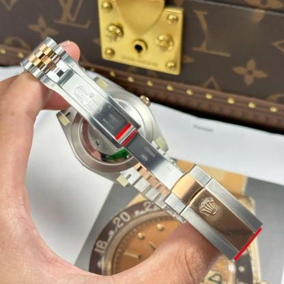 Rolex Datejust 126331 Two Tone Rose Gold Sundust Luminous Dial Jubilee Bracelet Best Replica VSF 41mm