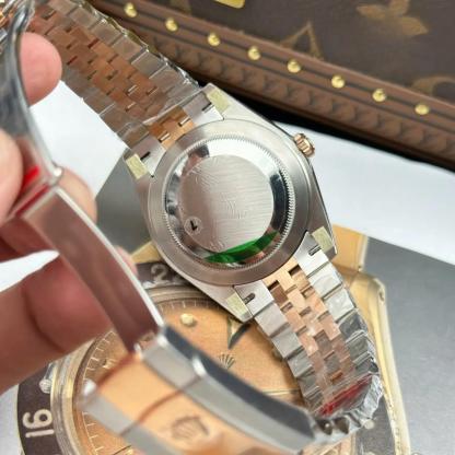 Rolex Datejust 126331 Two Tone Rose Gold Sundust Luminous Dial Jubilee Bracelet Best Replica VSF 41mm