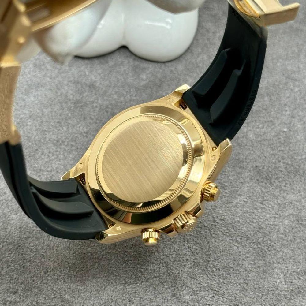 Rolex Daytona 116518 Pikachu 18K Solid Gold Oysterflex Rubber Strap 40mm