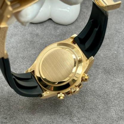 Rolex Daytona 116518 Pikachu 18K Solid Gold Oysterflex Rubber Strap 40mm