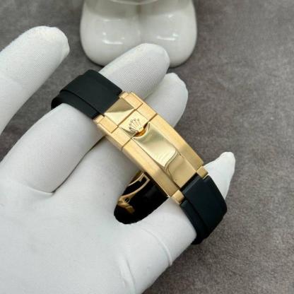 Rolex Daytona 116518 Pikachu 18K Solid Gold Oysterflex Rubber Strap 40mm