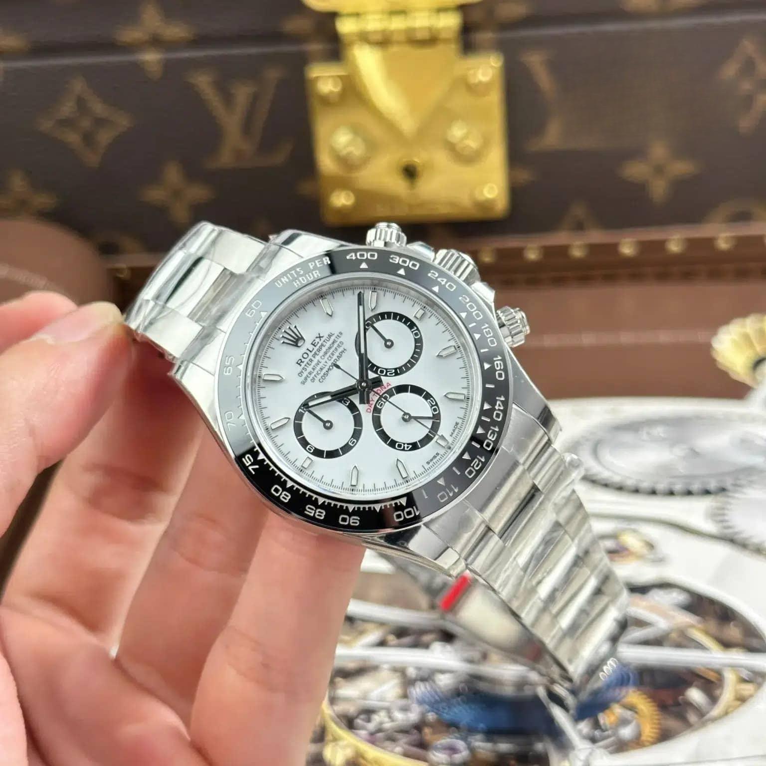 Rolex Daytona Panda 126500LN White Dial Super Clone VS Factory 40mm