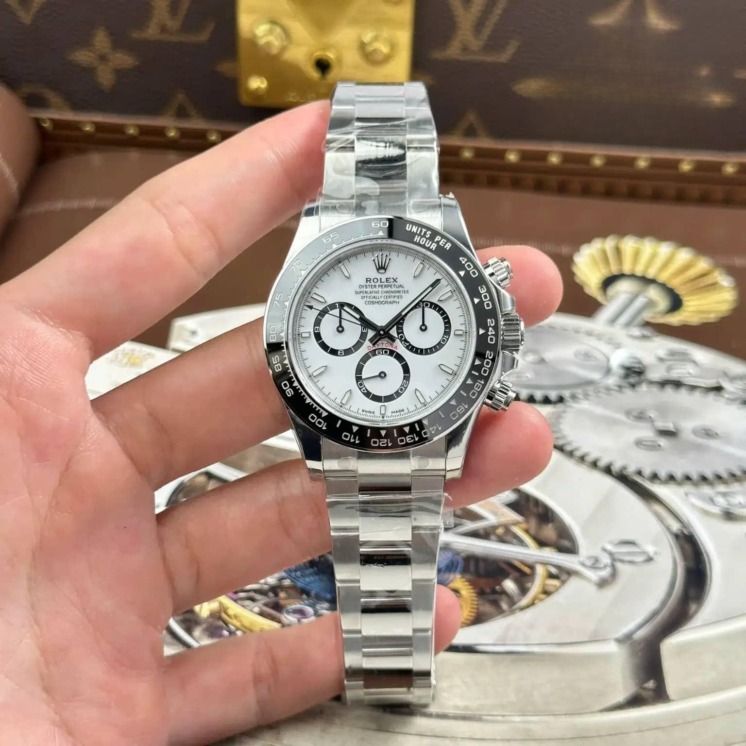 Rolex Daytona Panda 126500LN White Dial Super Clone VS Factory 40mm