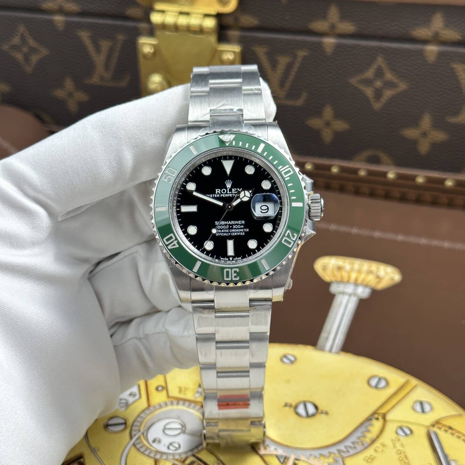 Rolex Submariner Starbuck 126610LV Black Dial Green Ceramic Bezel Best Quality Replica 41mm