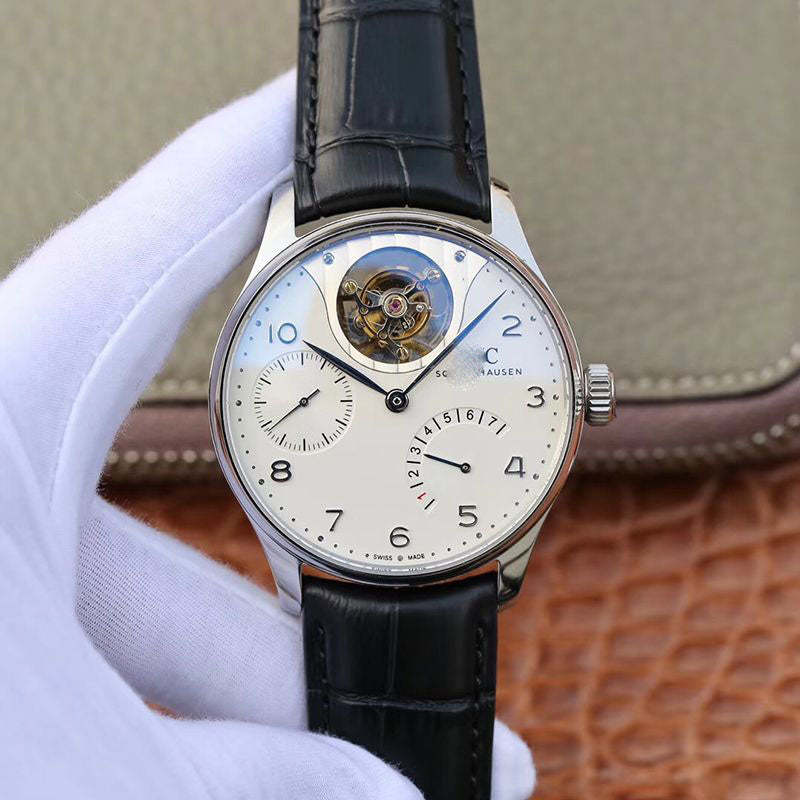 IWC PORTUGUESE REAL TOURBILLON IW504202 ZF FACTORY WHITE DIAL