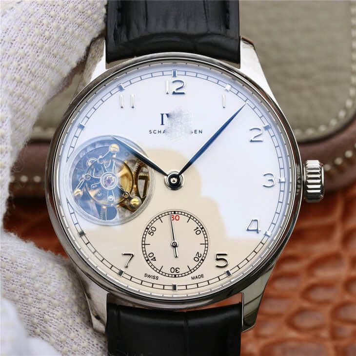 IWC PORTUGUESE TOURBILLON ZF FACTORY BLACK STRAP