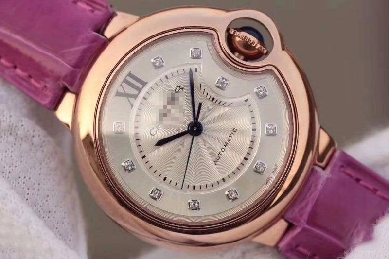 BALLON BLEU DE CARTIER  WE902040 V9 FACTORY SILVER TEXTURED DIAL