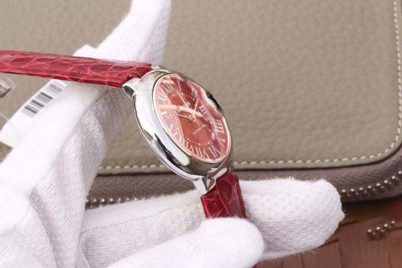 BALLON BLEU DE CARTIER 33MM WSBB0022 TW FACTORY RED DIAL
