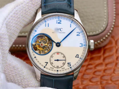IWC PORTUGUESE TOURBILLON ZF FACTORY BLUE STRAP