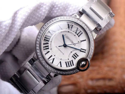 CARTIER BALLON BLEU W4BB0017 V6 FACTORY WHITE DIAL