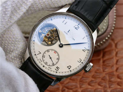 IWC PORTUGUESE TOURBILLON ZF FACTORY BLACK STRAP