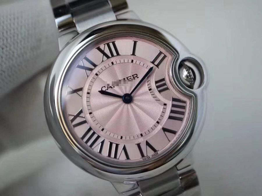 BALLON BLEU DE CARTIER  33MM V6 FACTORY PINK DIAL