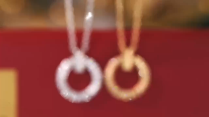 18k Gold Necklace with 0.16ct Natural Diamond