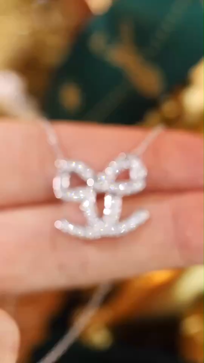18k gold necklace with 0.60ct natural diamond