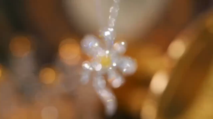 18k Gold Diamond Necklace with Yellow Diamonds, Natural Diamonds totaling 0.95ct