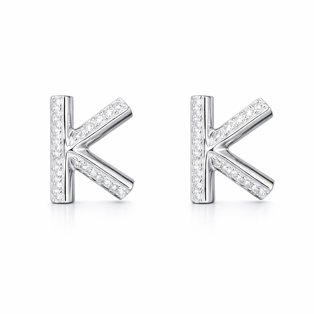 Leaves 18K Gold Natural Diamond Stud Earrings | Cluster-Set 0.24CT Diamonds