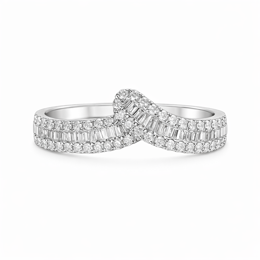 Halo Elegance · 2ct Lab Grown Diamond Ring with 0.20ct Accent Halo