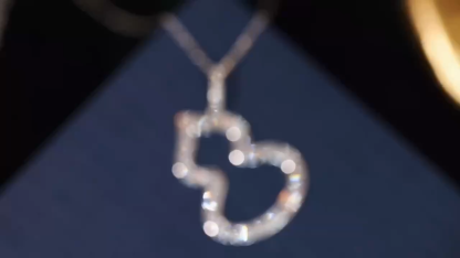 18k Gold Gourd Necklace Set with 0.80ct Natural Diamond