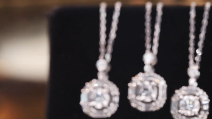 18k Gold Diamond Necklace with 0.62ct Natural Diamond