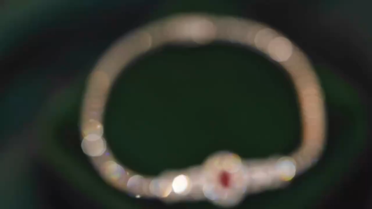 18k Gold Bracelet, Ruby Bracelet, Oval Ruby 1.10ct, Natural Diamond 0.52ct