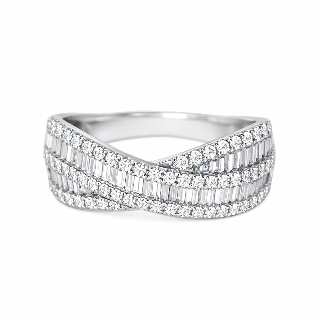 Halo Elegance · 2ct Lab Grown Diamond Ring with 0.20ct Accent Halo