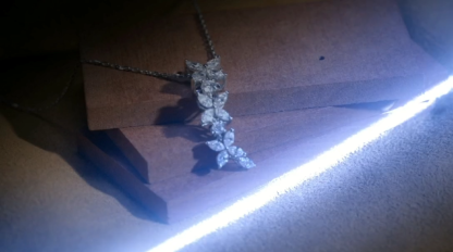 18k Gold Diamond Necklace with 0.90ct Natural Diamond