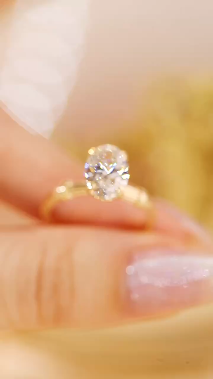 [Copy]10K Gold 1ct Antique Engraved Floral Engagement Ring