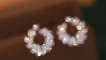 18k gold stud earrings set with 2.00ct natural diamond pear-shaped marquise diamonds
