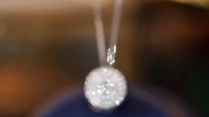 18k Gold Diamond Necklace with 0.55ct Natural Diamond