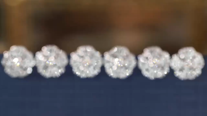 18K Gold Natural Diamond Stud Earrings | Cluster-Set 0.32CT Diamonds flowers roses