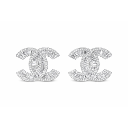 18k Gold Earrings, Studded with 080ct Natural Diamond 