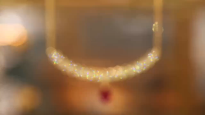 Timeless Glow · 18K Gold Natural Diamond 0.43ct & Pear-Shaped Ruby 0.45ct Necklace 