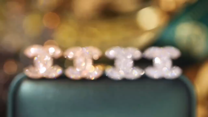 18k Gold Earrings, Studded with 080ct Natural Diamond 