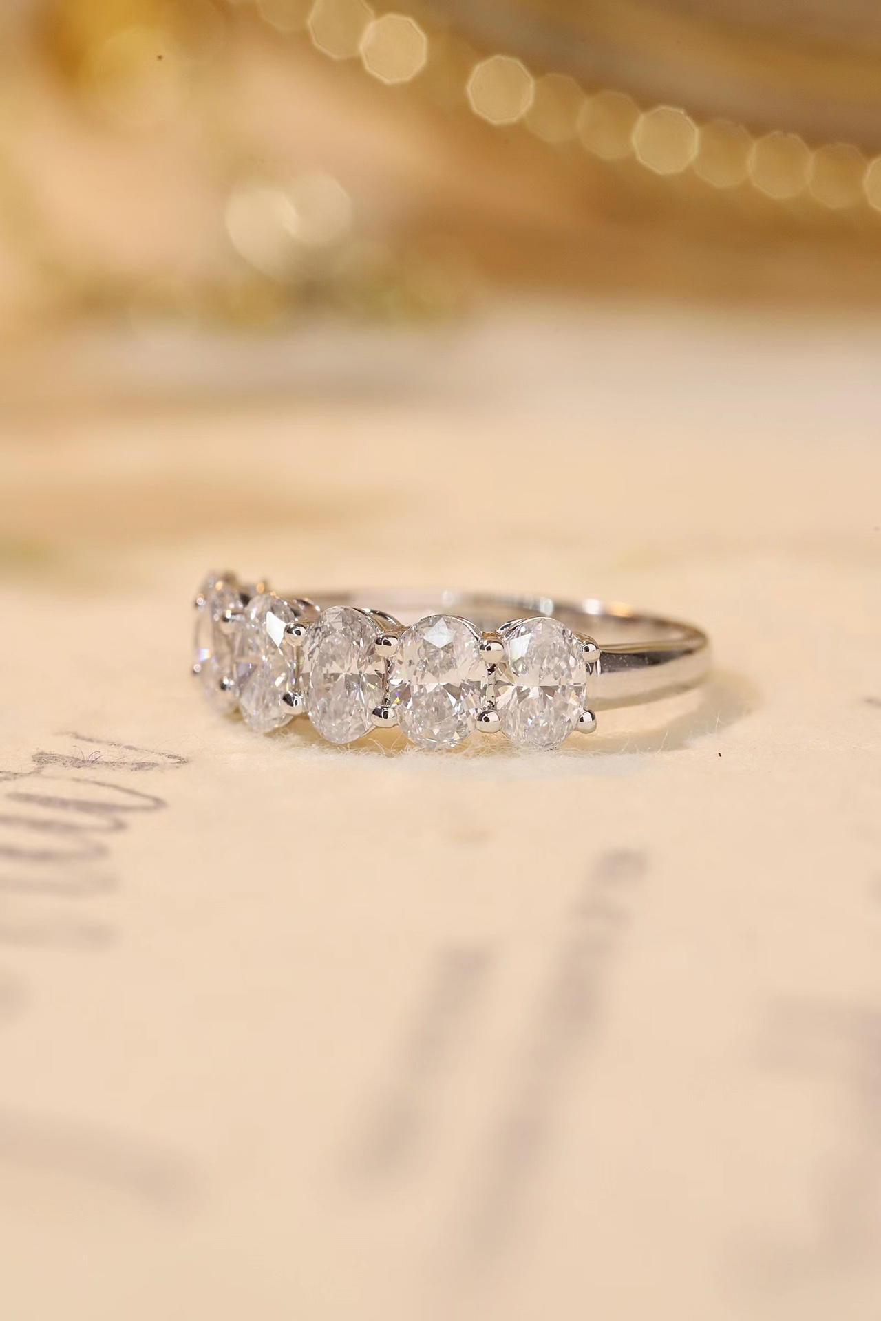 Antique Engraved Floral Engagement Ring