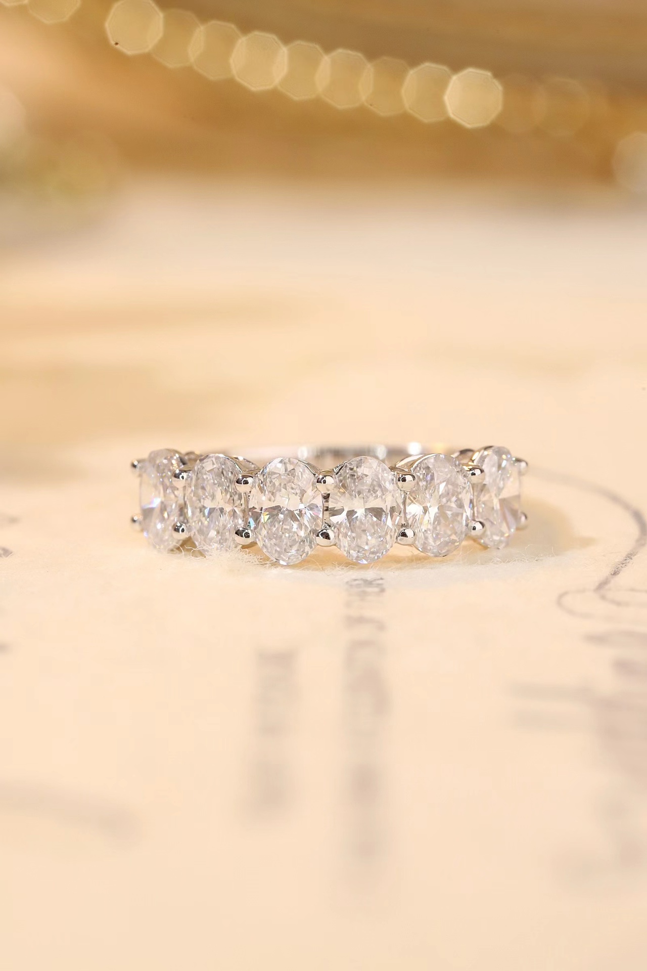 Antique Engraved Floral Engagement Ring