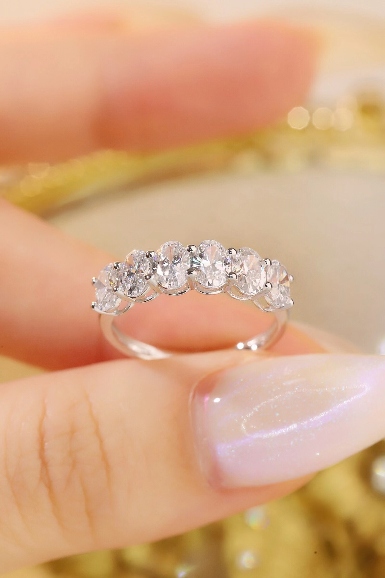 Antique Engraved Floral Engagement Ring