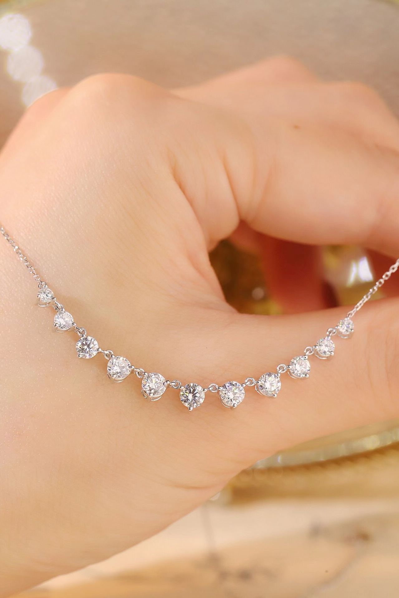 10K gold Starry Overture · 1.50ct  Lab Grown Diamond Necklace