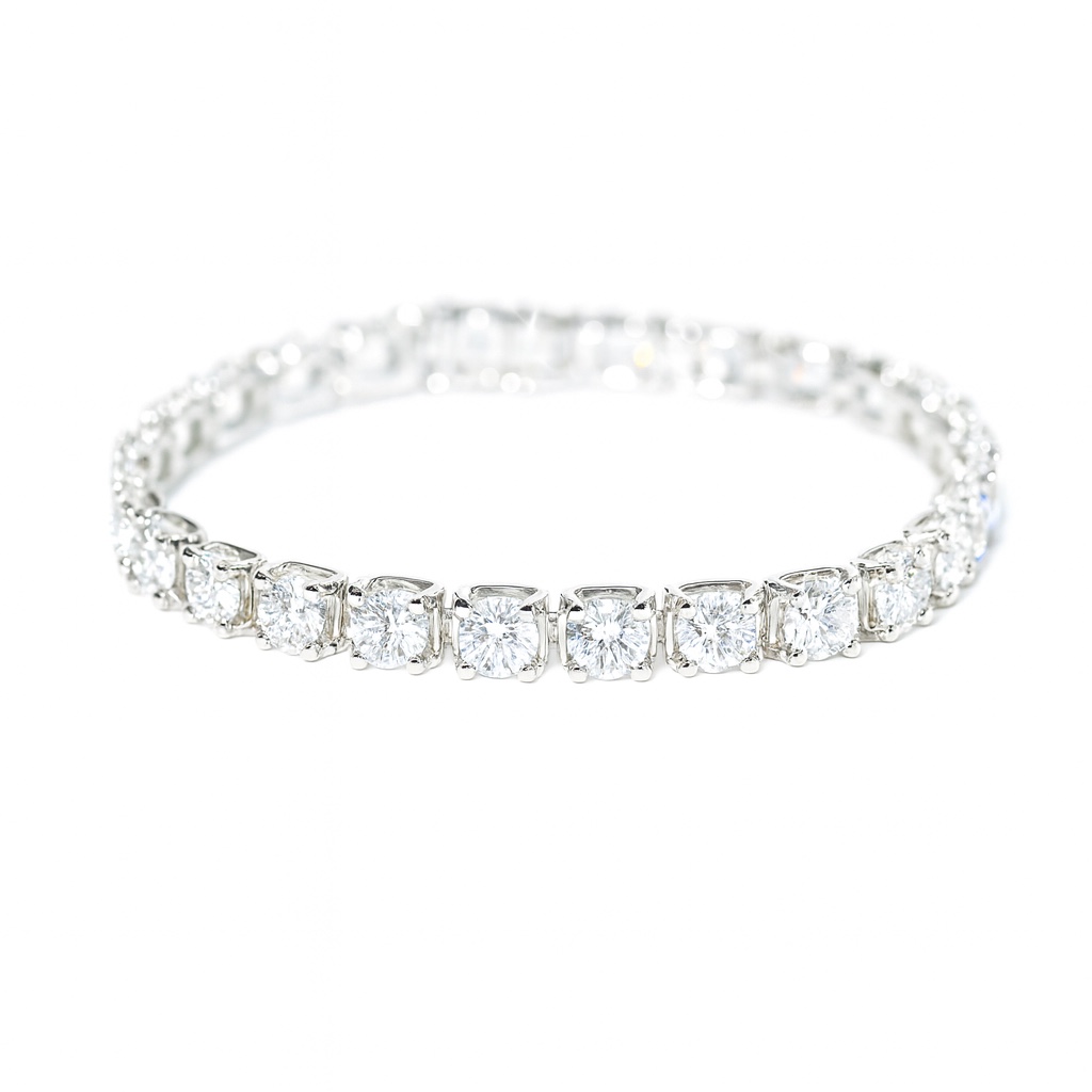10k gold Eternal Sparkle · 6ct Full Diamond Tennis Bracelet