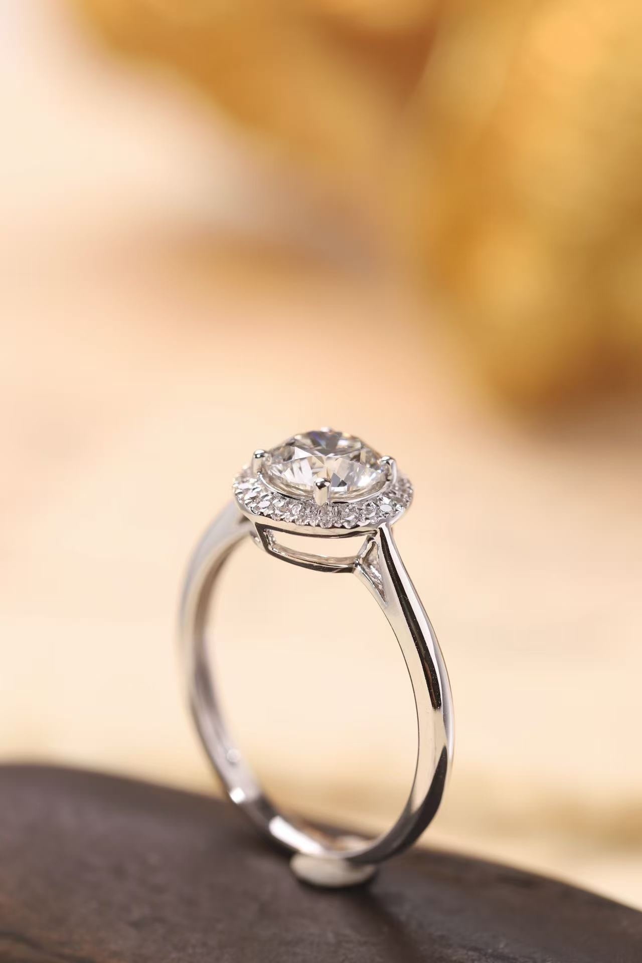 Eternal Grace · 1ct Lab Grown Diamond Halo Ring
