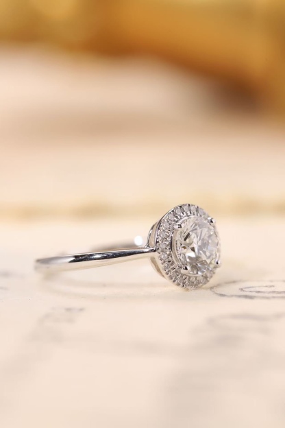 Eternal Grace · 1ct Lab Grown Diamond Halo Ring
