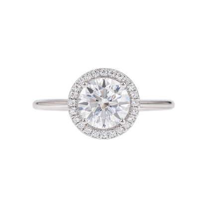 Eternal Grace · 1ct Lab Grown Diamond Halo Ring